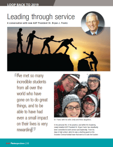 Leading Through Service