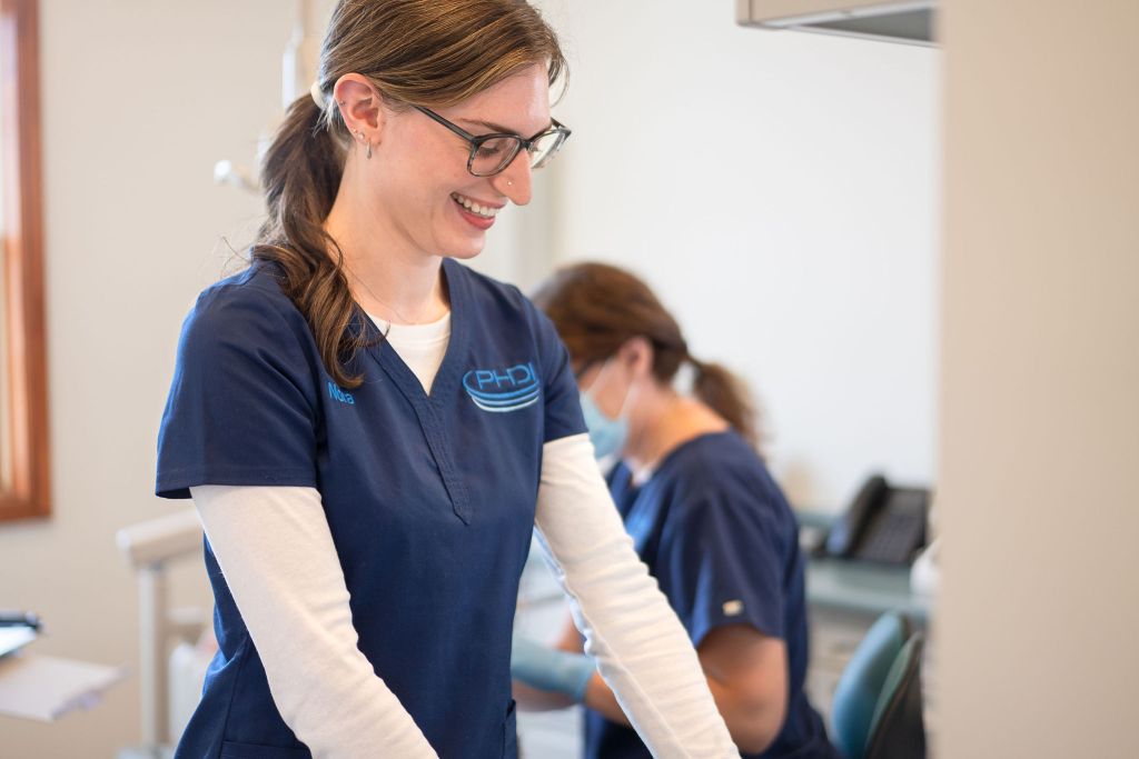 Smiling woman from our team