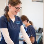 Smiling woman from our team
